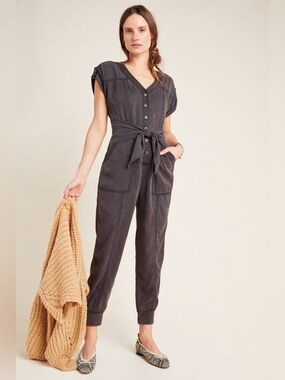 Anthropologie Huxley Utility Jogger Jumpsuit